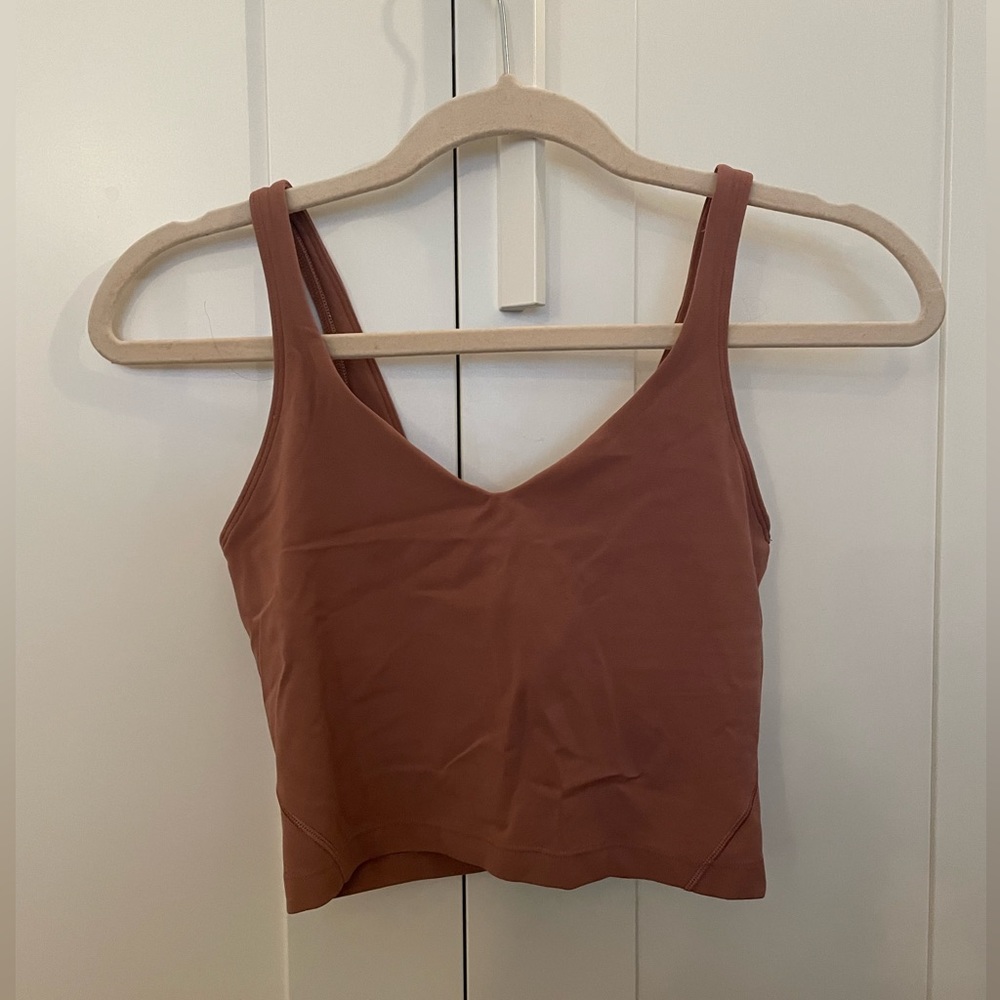 SOLD lulu align sports bra/tank size 4